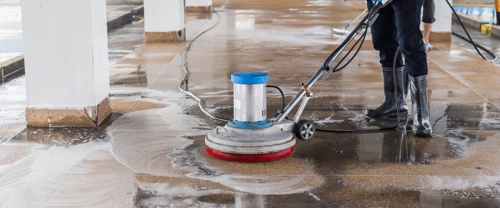 Pressure Washing Concrete Cleaning